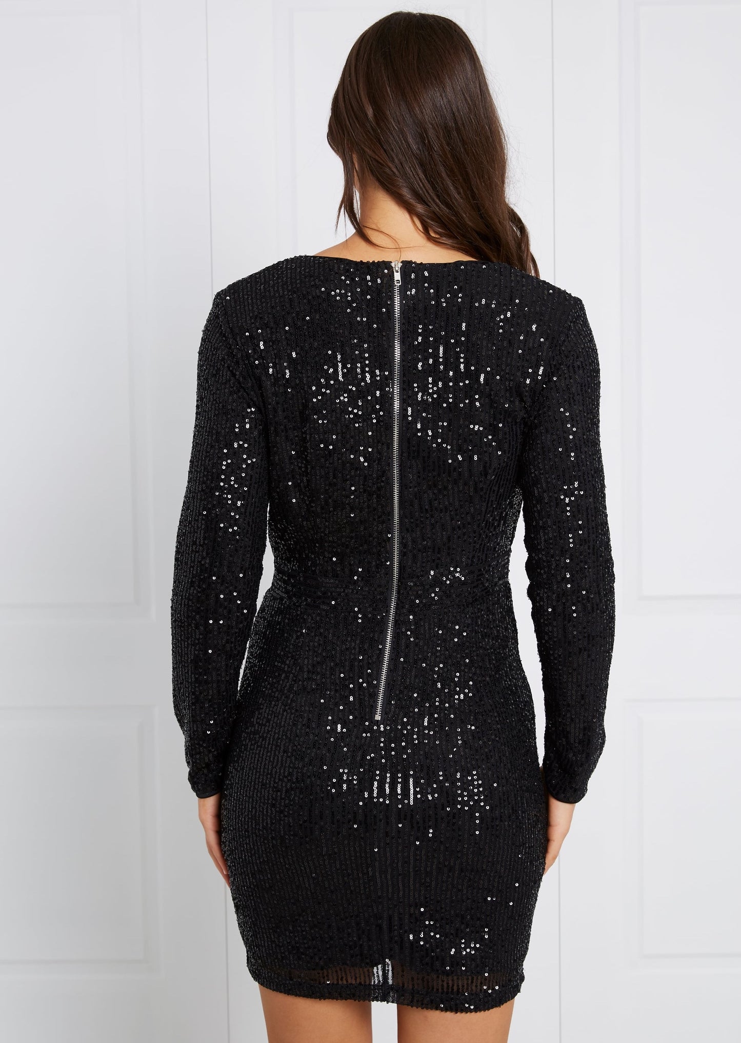 Sequin Party Dress (Black)