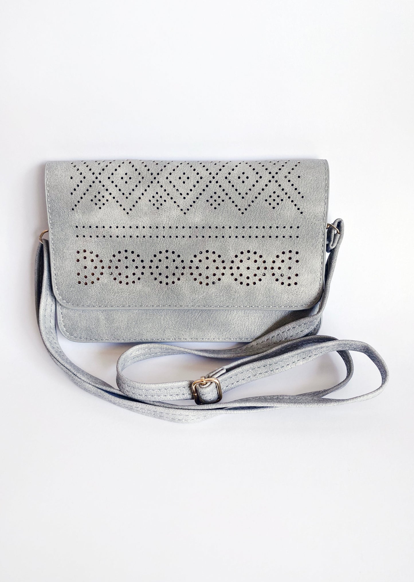 Perforated Purse with Straps