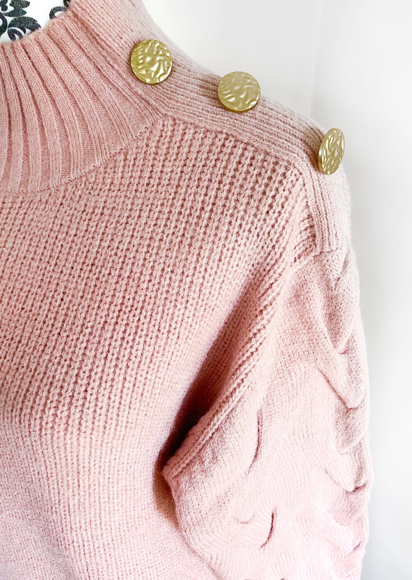 Button Shoulder Jumper