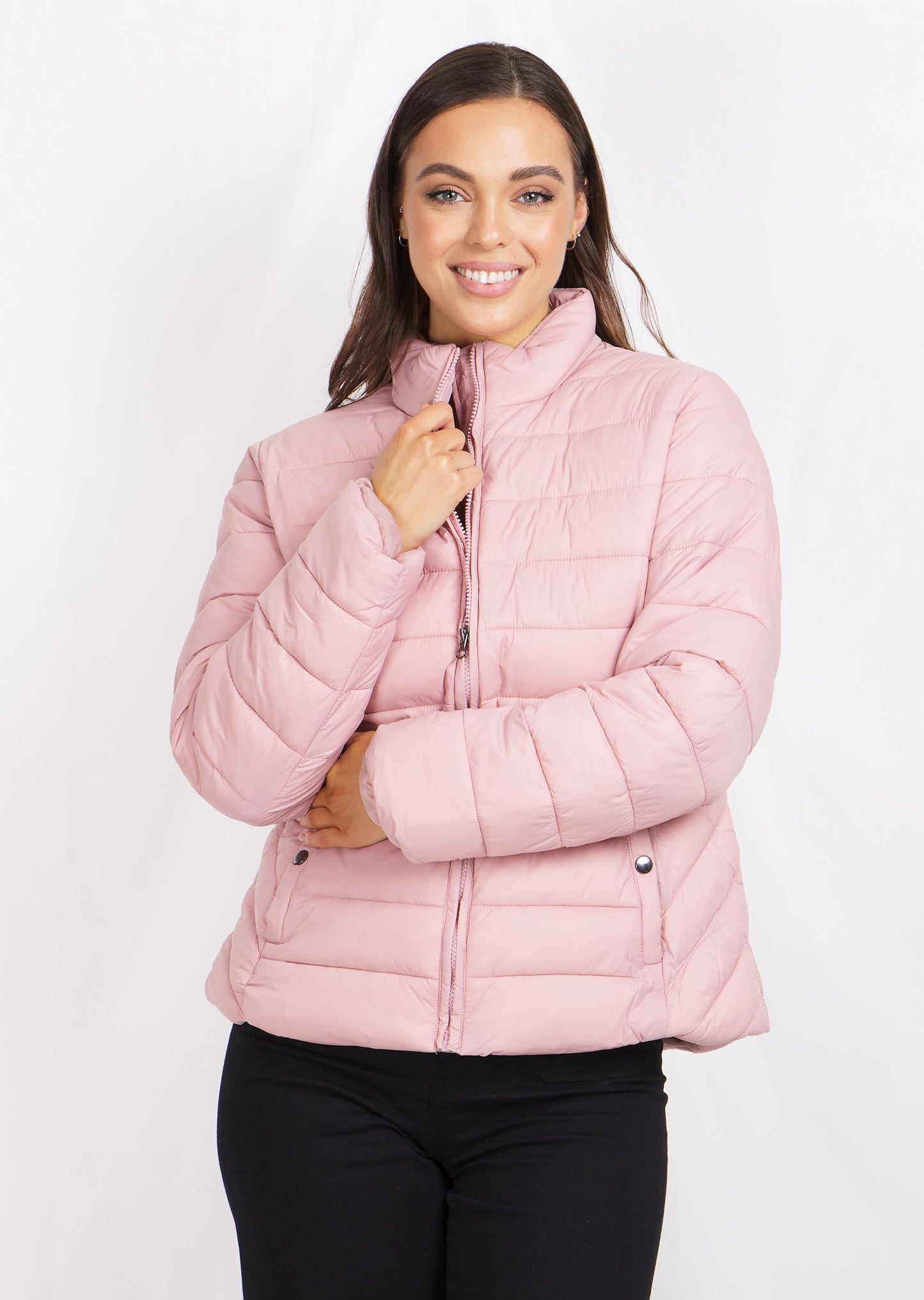 Pink Puffer Jacket