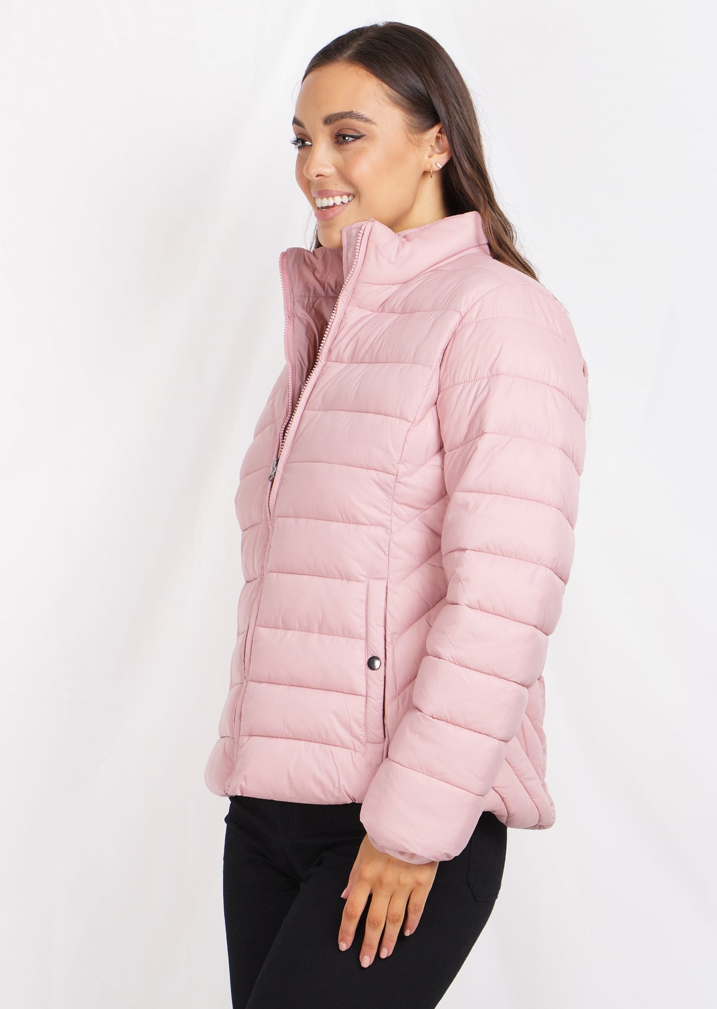 Pink Puffer Jacket