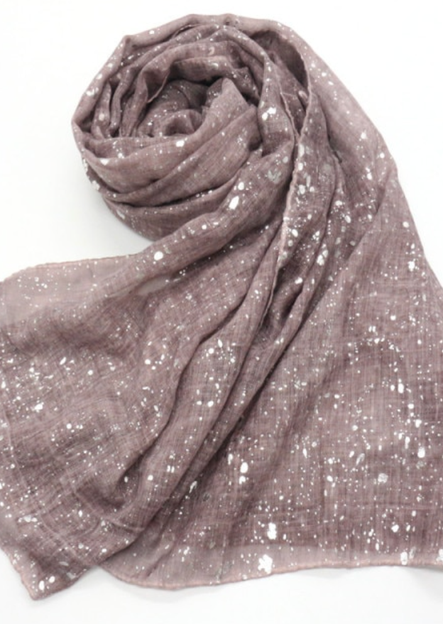 Solid Glitter Oversized Scarf