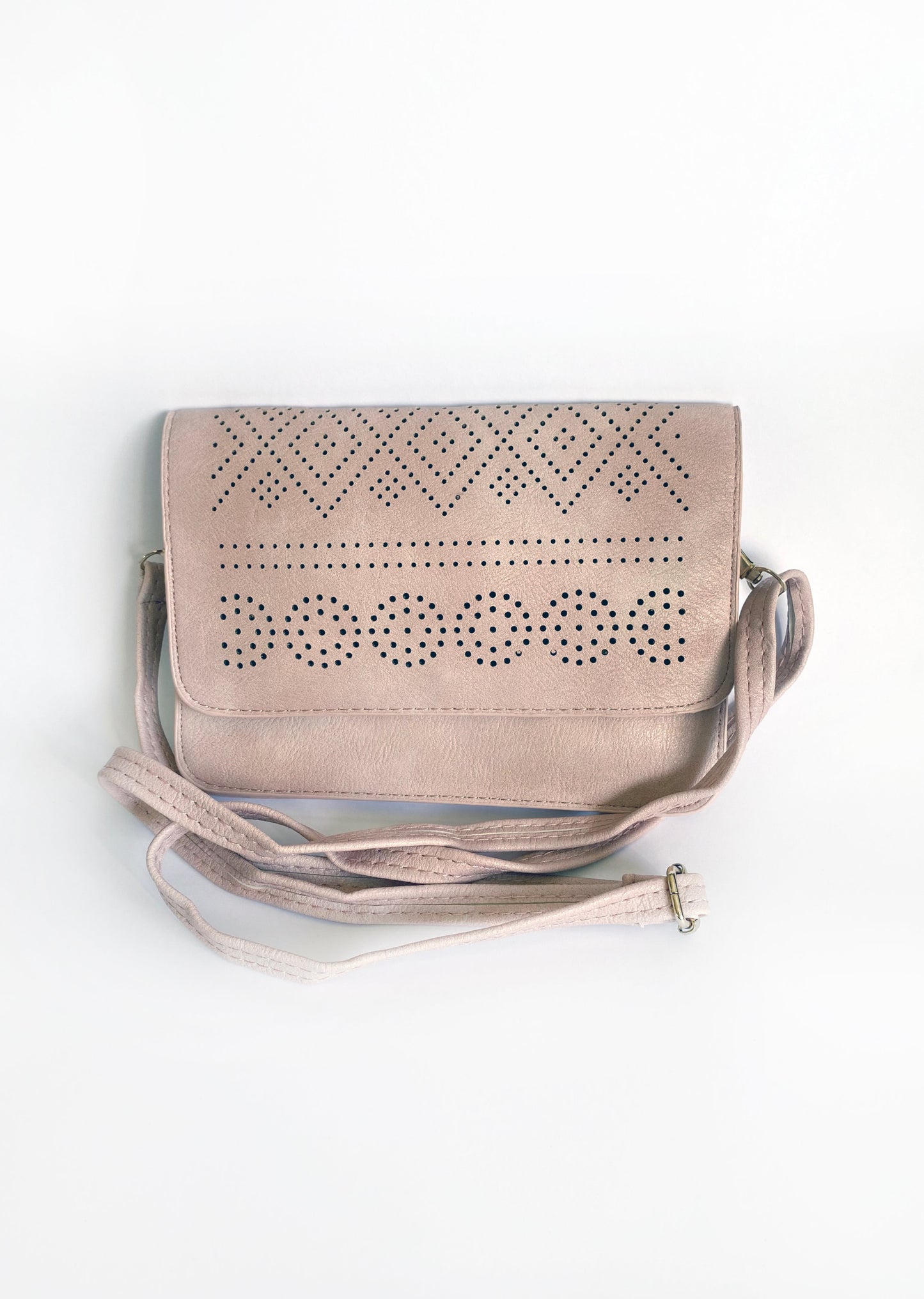 Perforated Purse with Straps