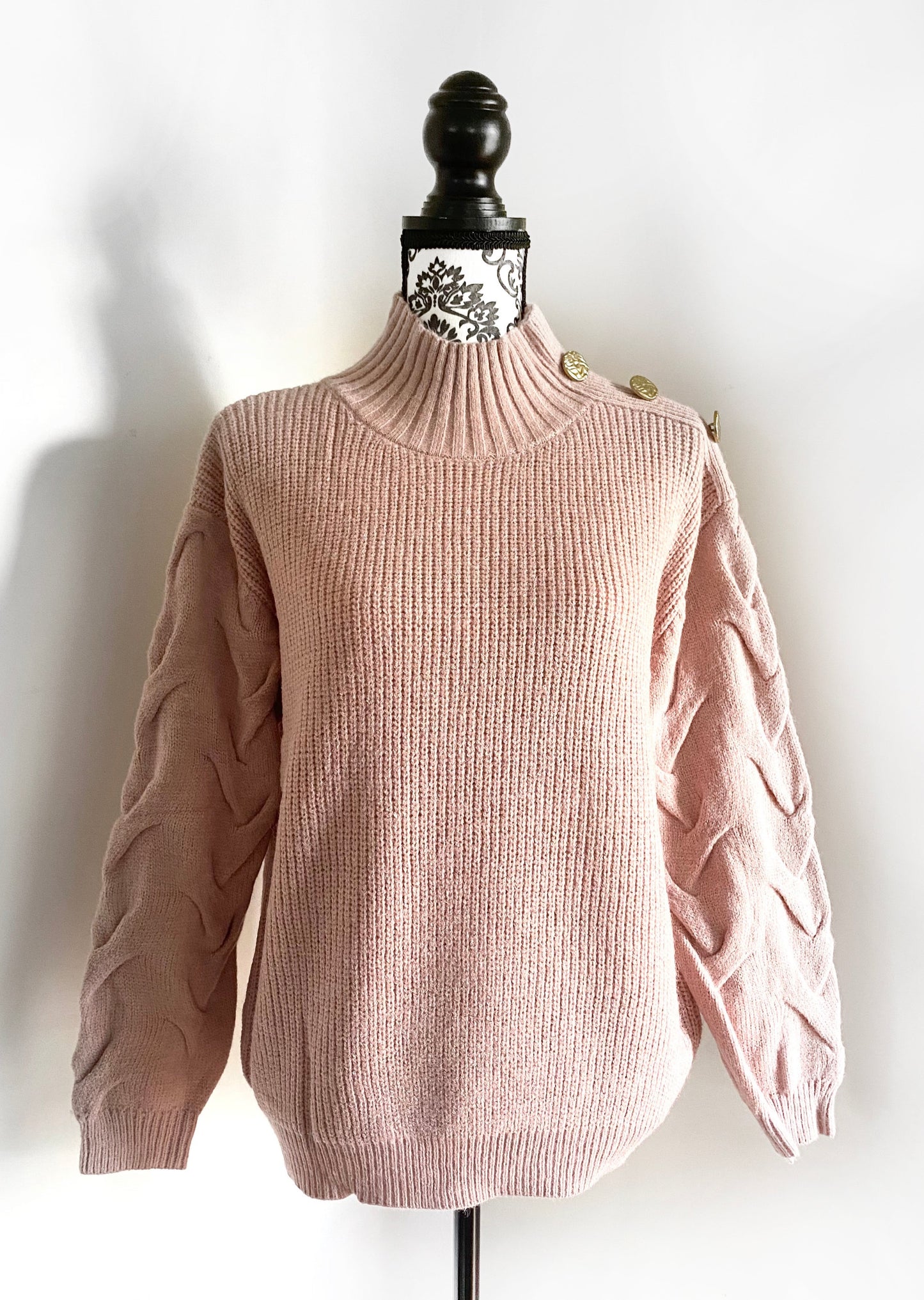 Button Shoulder Jumper