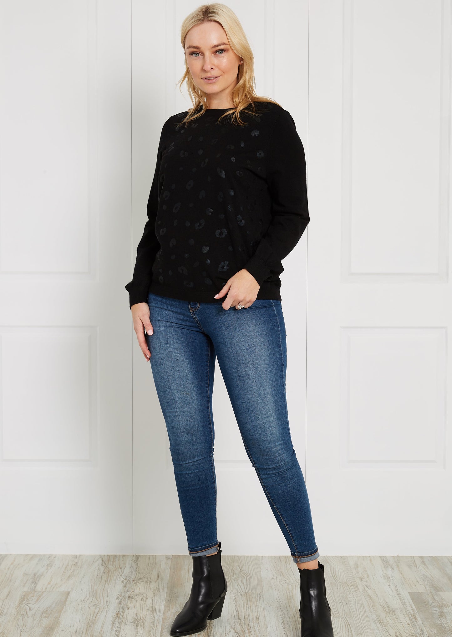 Animal Burnout Sweater